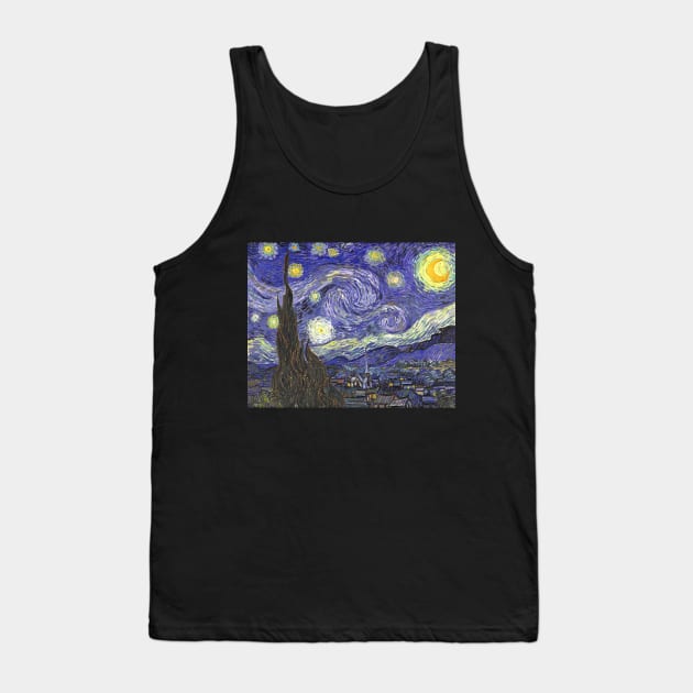 Starry Night by Vincent van Gogh Tank Top by MasterpieceCafe